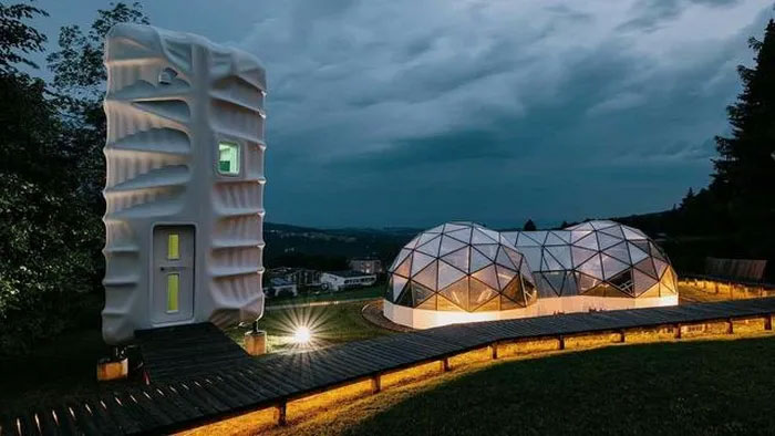 Picture 1 of SpaceX rockets may be able to 'ship' these buildings to Mars in the future