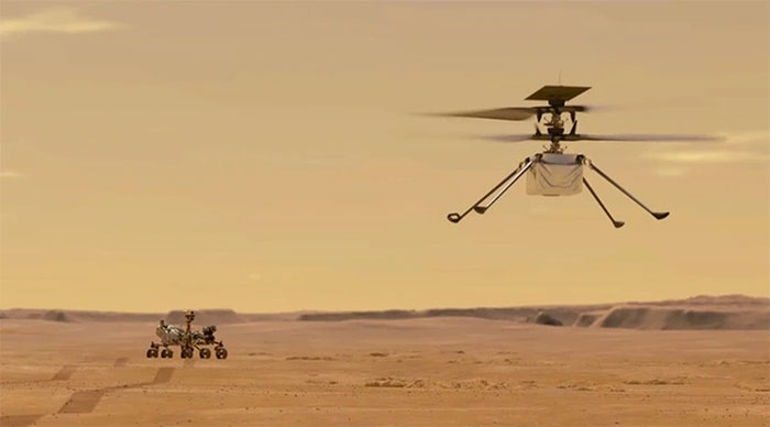 Picture 2 of Special design of the aircraft with the goal of finding life on Mars