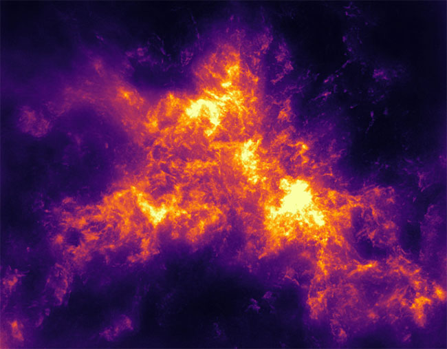 Picture 1 of Spectacular image of a galaxy with a 'tail' about to collide with the Milky Way