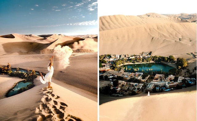 Picture 7 of Strange oasis in the heart of the desert: It doesn't rain all year round, but the temperature is only 25-30 degrees Celsius, there is a 'panacea' lake