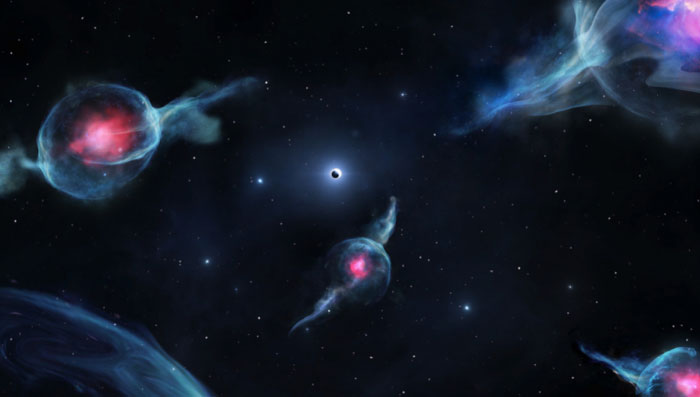 Picture 1 of Strange objects discovered at the center of the Milky Way