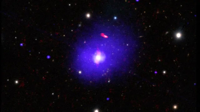 Picture 1 of Suddenly discovered a 'monster' black hole with an unusually slow rotation speed