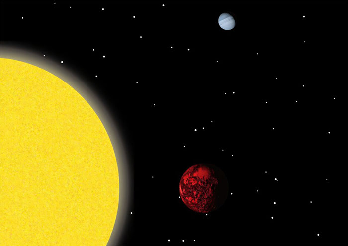Picture 1 of Super Earth discovered with record density