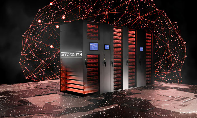 Picture 1 of Supercomputer with 228,000 billion synaptic operations per second