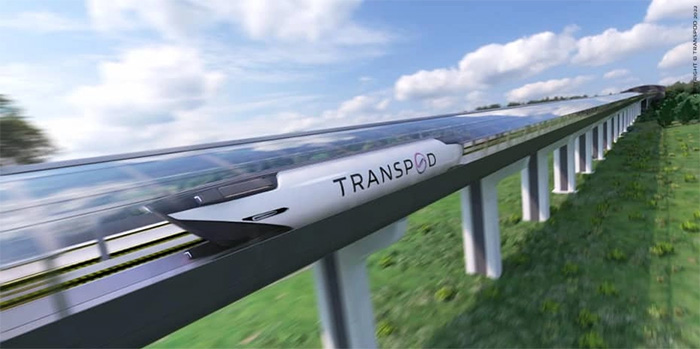 Picture 1 of Super-speed train hybrid aircraft running 1000km/h, cheaper than air tickets is expected to create a big explosion for green traffic