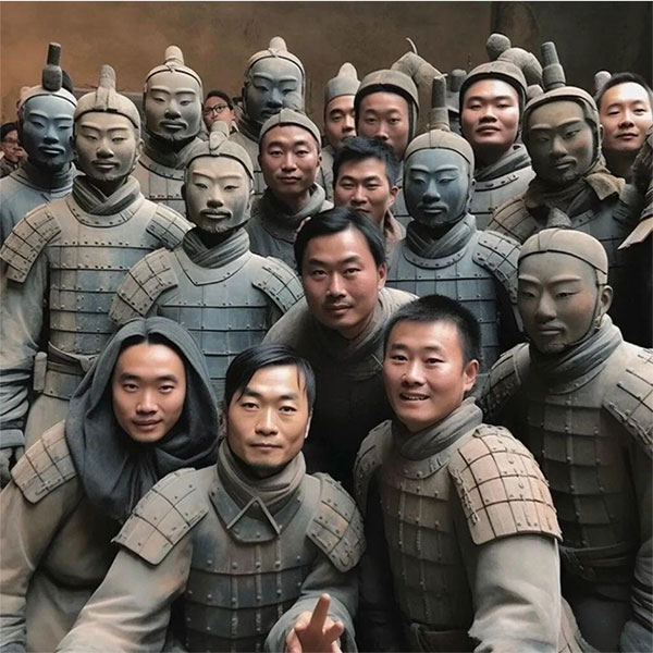 Picture 3 of Terracotta army, China's Bat Ky army 'resurrected' under the hands of AI