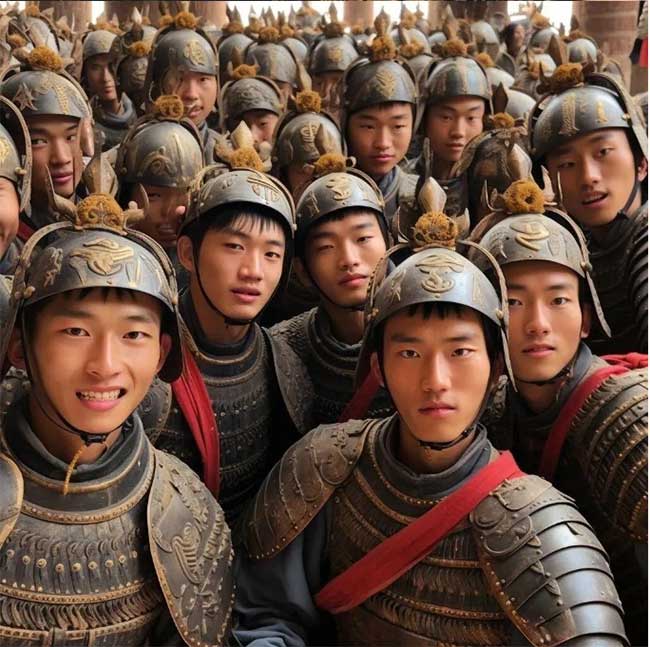 Picture 8 of Terracotta army, China's Bat Ky army 'resurrected' under the hands of AI