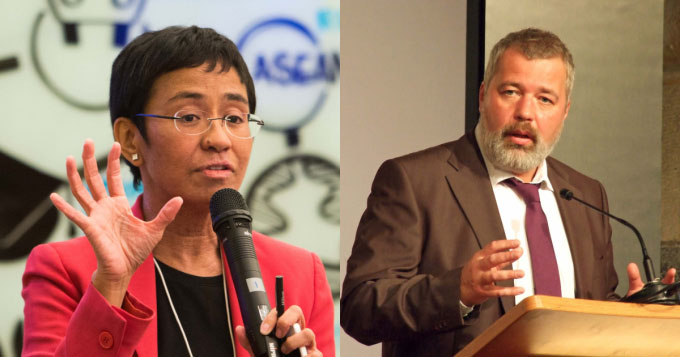 Picture 2 of The 2021 Nobel Peace Prize honors two Filipino and Russian journalists