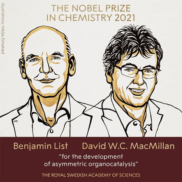 Picture 1 of The 2021 Nobel Prize in Chemistry honors work on asymmetric organic catalysis