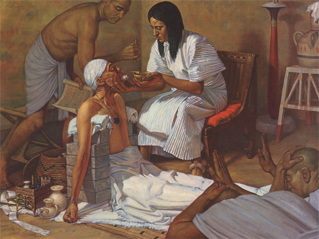 Picture 2 of The ancient Egyptians, like us, had to ask permission from their superiors to leave work, all familiar reasons