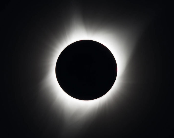 Picture 1 of The first and only total solar eclipse of 2024