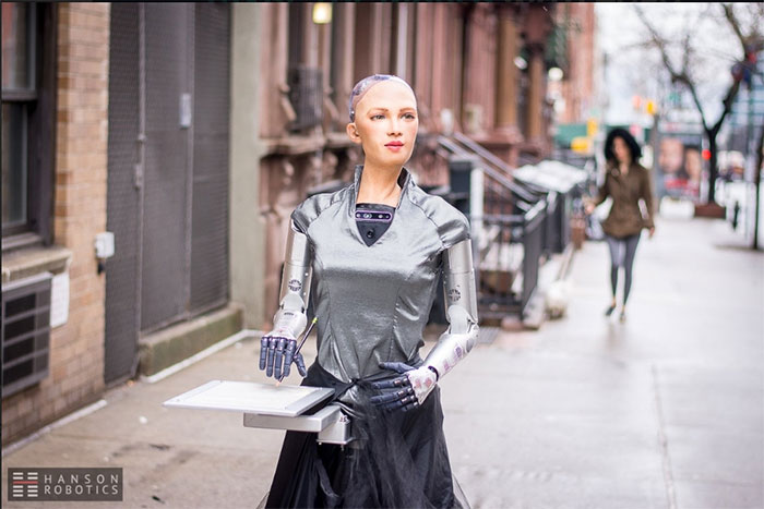 Picture 4 of The first robot with citizenship that once said 'destroy humanity' is about to have more 'em'