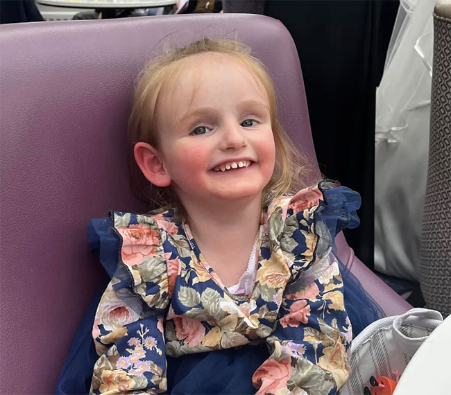 Picture 1 of The girl has an extremely rare disease, 'one in a billion'