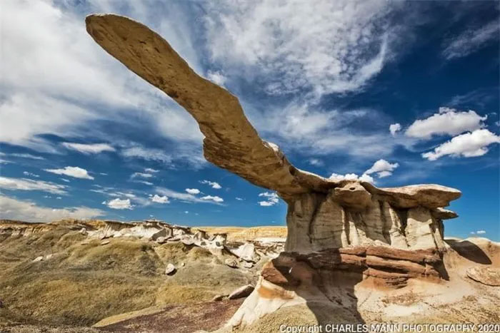 The land of surreal giant 'stone mushrooms' like on another planet Picture 5