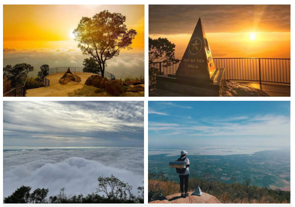The magical cloud appeared on the top of Ba Den mountain (Tay Ninh), making people constantly excited. Picture 8