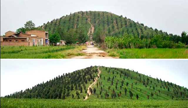 Picture 4 of The mystery of ancient pyramids in China: Does the 'tomb' have a special shape or is it hidden?