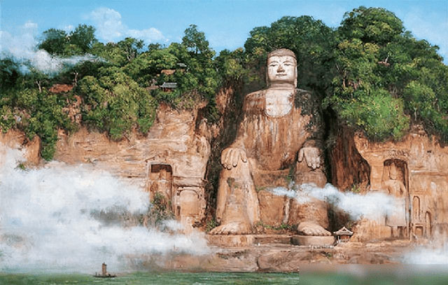 Picture 4 of The mystery of the 'Buddha's tears' of the giant Leshan Buddha statue: Scientific phenomenon or legend?