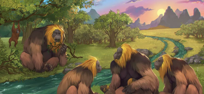 The mystery of the death of a giant monkey over 3m tall that once existed throughout China Picture 1