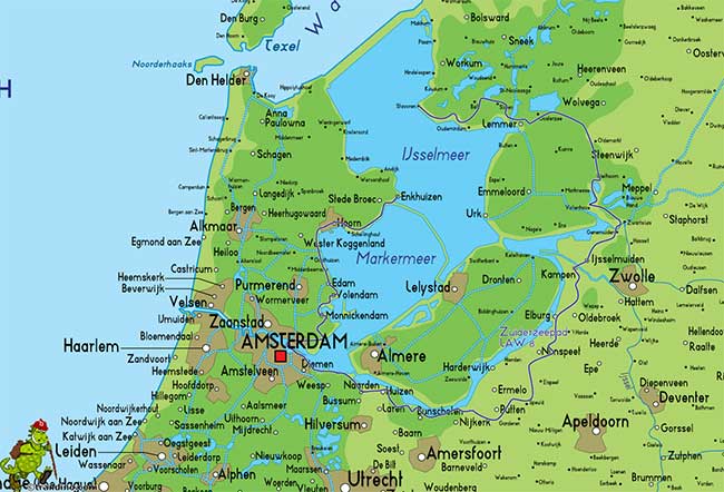 The Netherlands' magnificent sea dikes can be seen from space Picture 2