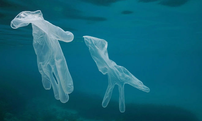 Picture 1 of The pandemic creates 25,900 tons of waste for the oceans