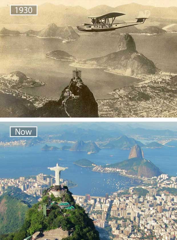 Picture 5 of The series of photos show the amazing transformation of the world's most famous cities over the past century
