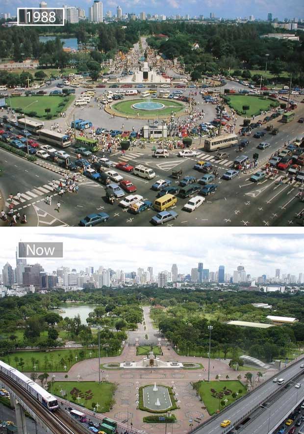 Picture 8 of The series of photos show the amazing transformation of the world's most famous cities over the past century