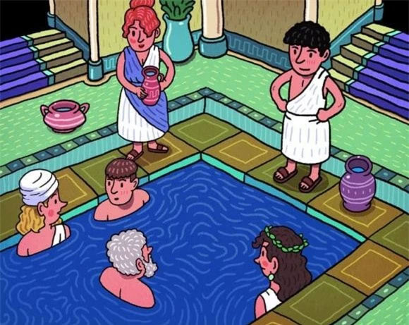 Picture 1 of The truth about the rather 'creepy' way of bathing and going to the toilet of ancient people
