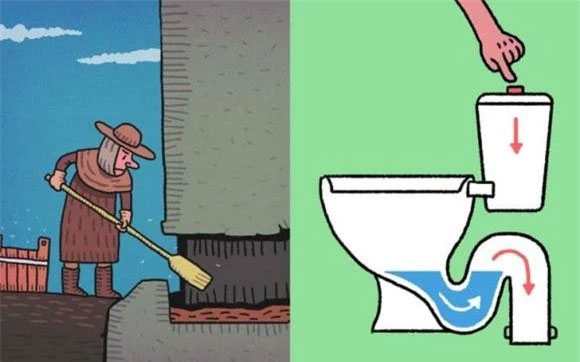 Picture 8 of The truth about the rather 'creepy' way of bathing and going to the toilet of ancient people