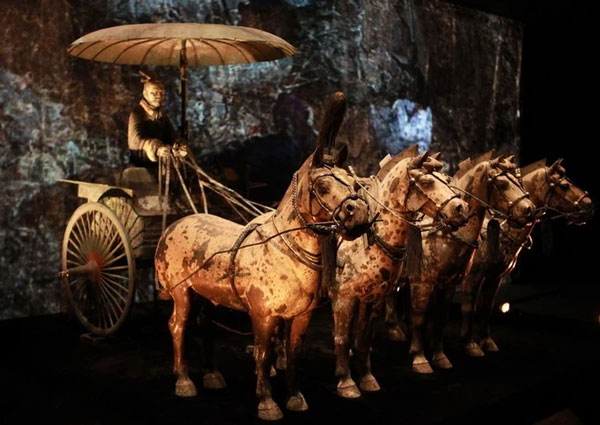 Picture 3 of The two largest bronze chariots in the tomb of Qin Shi Huang come to life incredibly