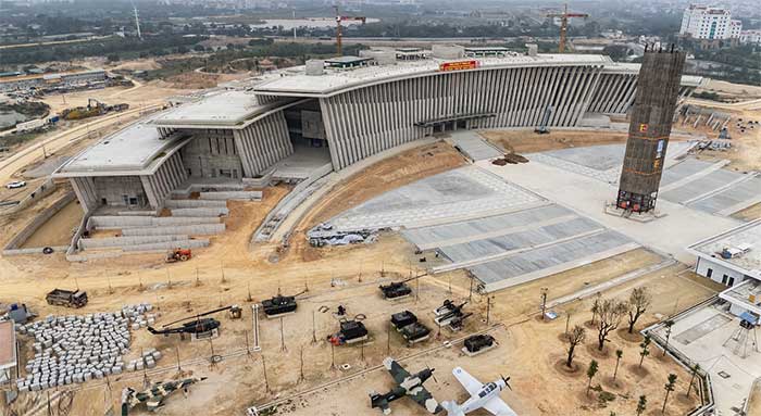 Picture 2 of The VND 2,500 billion Vietnam Military History Museum is about to be completed