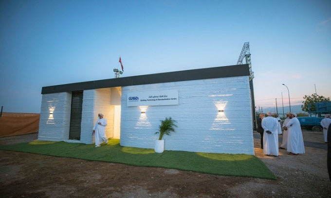 Picture 1 of The world's largest 3D printed concrete building