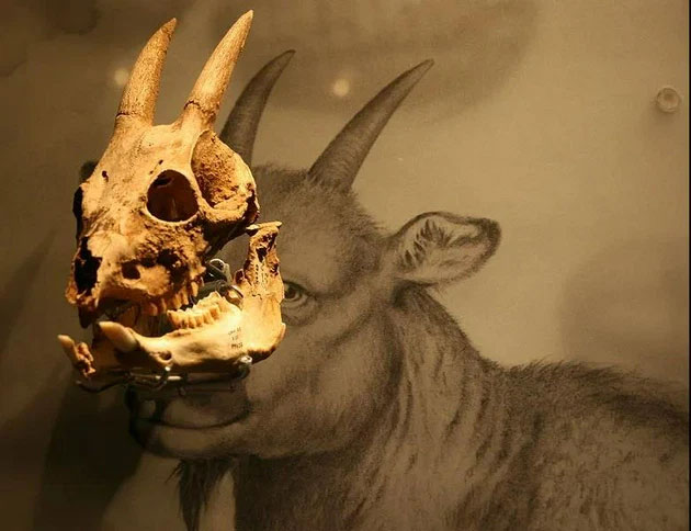 This strange creature with a sheep-like face and human-like eyes soon disappeared after being tamed by humans Picture 4