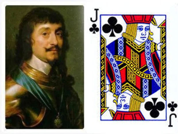 Picture 1 of Thrilling love triangle behind the image of clover J in the deck of cards