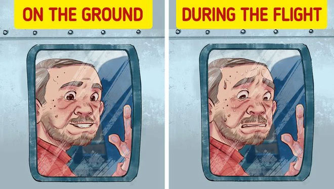 Top 8 strange experiences that happen to the body that can only be seen on a plane Picture 8