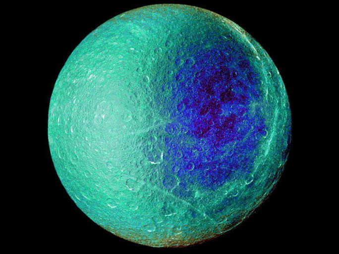 Picture 2 of Two Saturn moons crashed into each other and broke apart, creating a mystery?