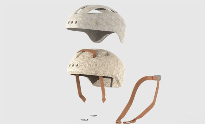 Picture 3 of Unique helmet design made from mycelium