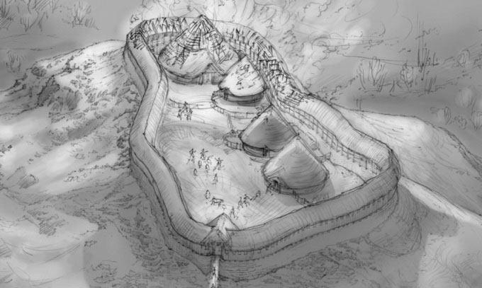 Picture 1 of Vitrified fortresses found in Europe