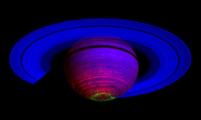Picture 1 of Vortex winds trigger unprecedented auroras on Saturn