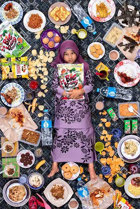 What do children around the world eat for a week? The unique set of photos captures a lot of interesting things Picture 4