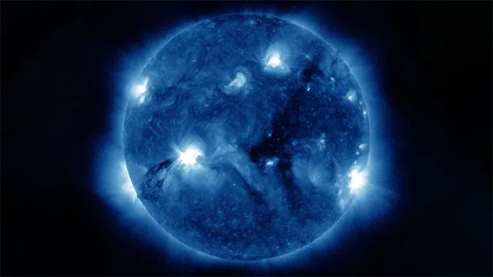 Picture 1 of What happens when foreign matter enters Earth's atmosphere?
