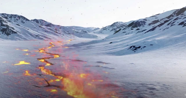 Picture 5 of What if the volcanoes hidden under the ice of Antarctica woke up?