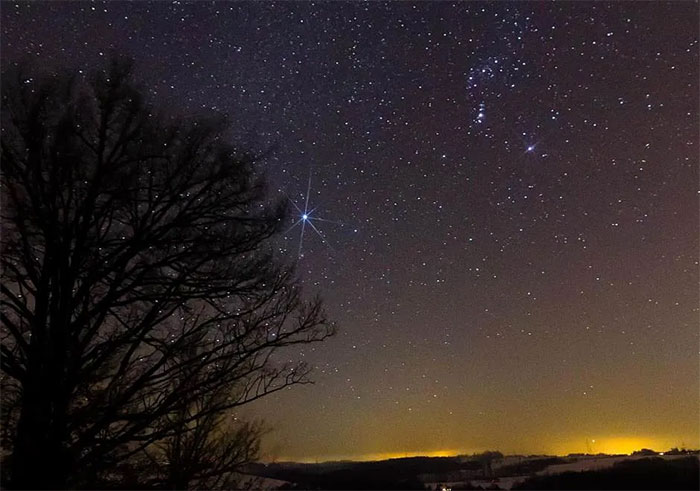 Picture 1 of What is that bright, moving star in the night sky that you see?