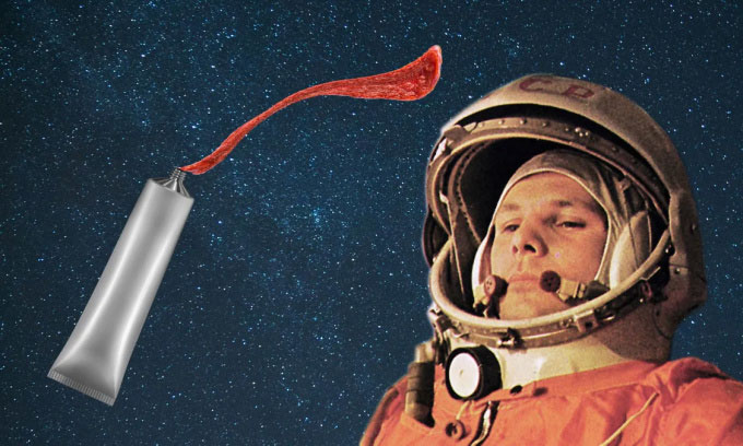 Picture 1 of What was man's first meal in space?