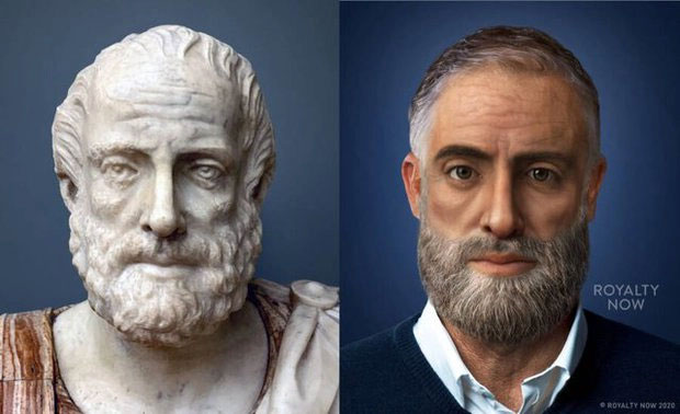 Picture 14 of What will historical figures look like in modern times when reconstructed with AI technology?
