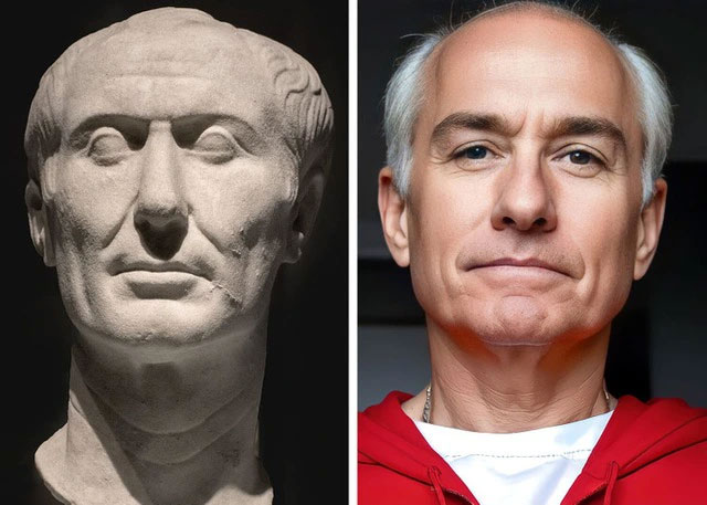Picture 17 of What will historical figures look like in modern times when reconstructed with AI technology?