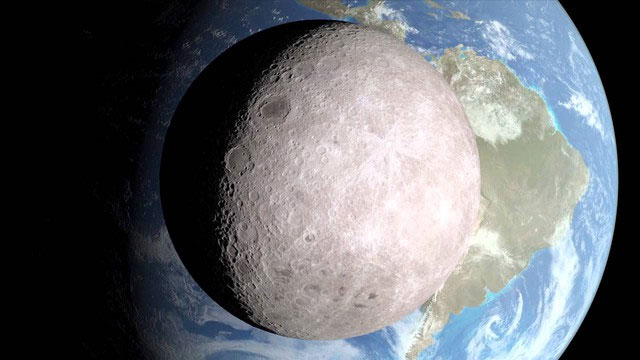 Picture 3 of What would the Earth and Moon look like when observed from space or from other planets?