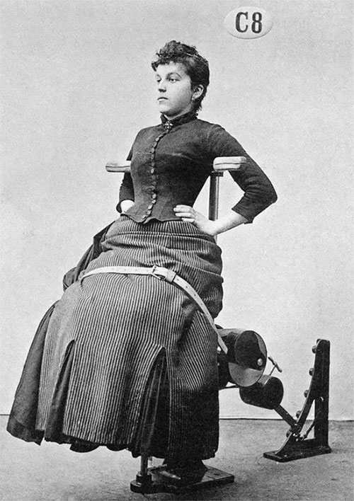 When modern medicine has just developed, how do people practice physical therapy? Picture 9