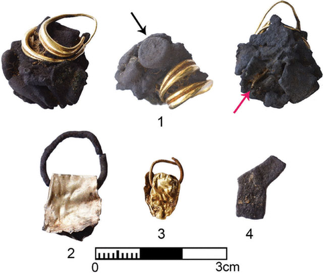 Picture 4 of While surveying, an unusual magnetic field was discovered. Experts followed it and discovered a treasure chest full of gold