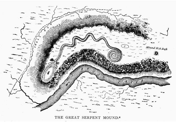 Who created the largest snake mound in the world? Picture 4