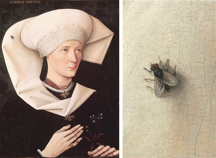 Picture 1 of Why do famous artists add flies to their perfect paintings?
